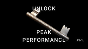 Hero image of key with title to unlock peak performance